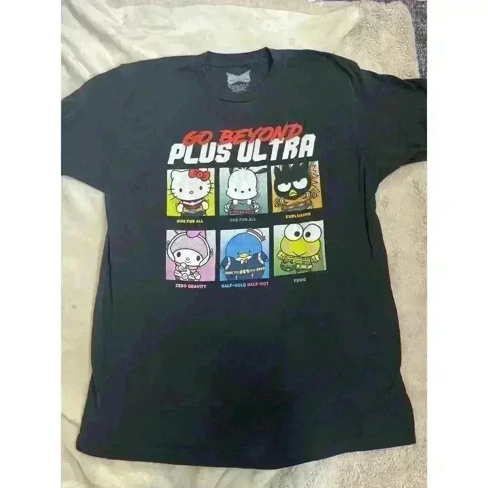 Hello Kitty and‎ Friends My Hero Academia Go Beyond Plus Ultra Sanrio T-shirt L